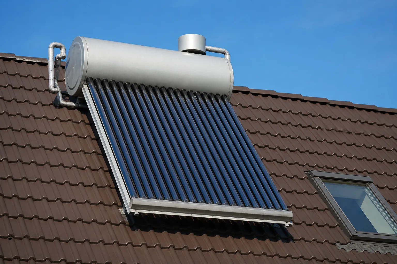 Instalatie panou solar termic si boiler